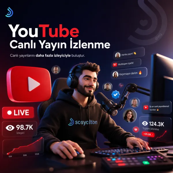 YouTube Canlı Yayın İzlenme Satın Al