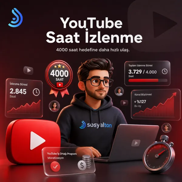 YouTube Saat İzlenme Satın Al