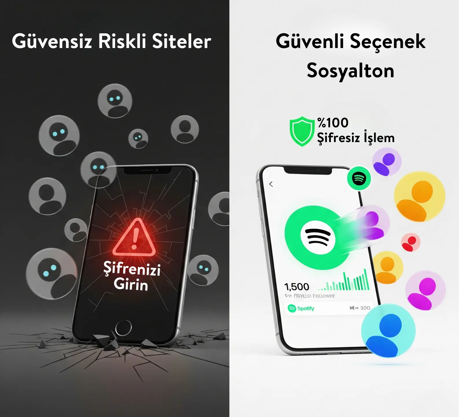 Sosyalton ile guvenli yol